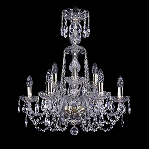 Подвесная люстра Bohemia Ivele Crystal 1402/6+3/195/XL-64 G