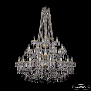 Подвесная люстра Bohemia Ivele Crystal 1403/20+10+5/400/h-160/3d G