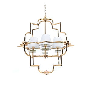 Подвесная люстра Lumina Deco Baltimore LDP 8020-4 GD+WT