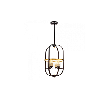 Подвесная люстра Lumina Deco Monterey LDP 1141-4 BK+MD