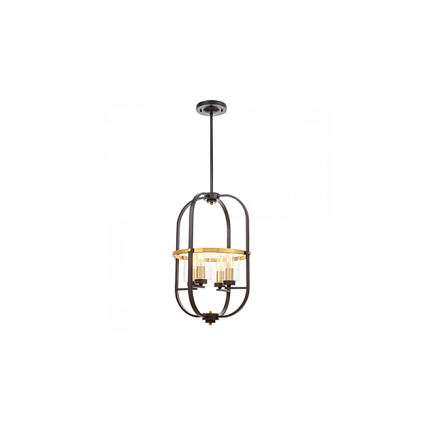 Подвесная люстра Lumina Deco Monterey LDP 1141-4 BK+MD