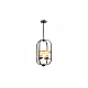 Подвесная люстра Lumina Deco Monterey LDP 1141-4 BK+MD