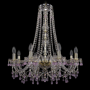 Подвесная люстра Bohemia Ivele Crystal 1410/8/240/h-74 G V7010
