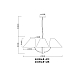Подвесная люстра Arte Lamp Rondo A4086LM-4CC