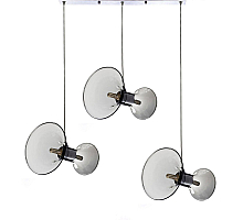 Подвесная люстра Lumina Deco Warni LDP 6819-3 GY