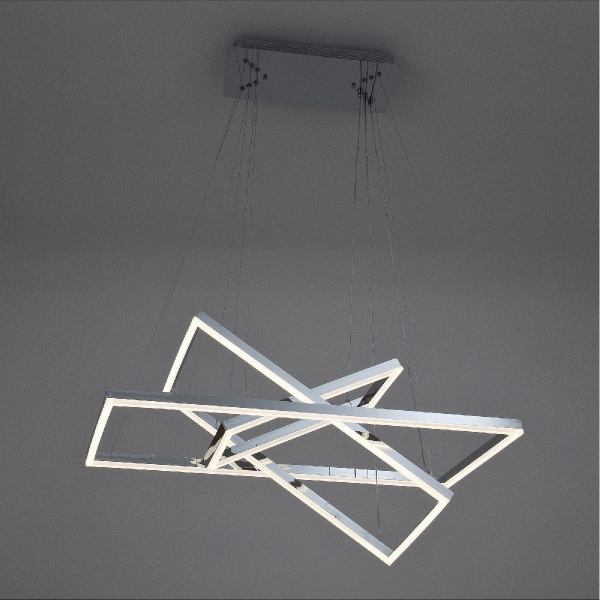 Подвесная люстра LED4U L11001-3 CR Подвесная люстра LED4U L11001-3 CR