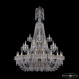 Подвесная люстра Bohemia Ivele Crystal 1410/20+10+5/400/XL-158/3d G V0300