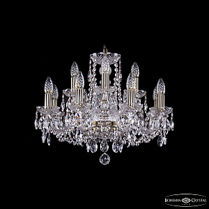 Подвесная люстра Bohemia Ivele Crystal 1402/8+4/195 Pa