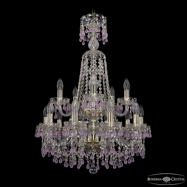 Подвесная люстра Bohemia Ivele 1410/10+5/195/XL-84/2d G V7010