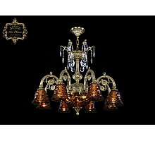 Подвесная люстра Art Classic 31.14.8.KR175SP.250IT.G.Sp.Amber.1B