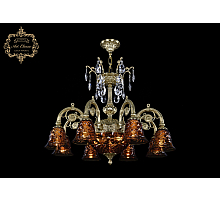 Подвесная люстра Art Classic 31.14.8.KR175SP.250IT.G.Sp.Amber.1B