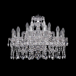 Подвесная люстра Bohemia Ivele Crystal 1413/12+6/220 Ni