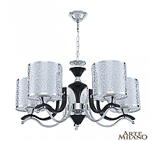 Подвесная люстра Arte Milano Florentia-6787 306787/5 Bk/Ni