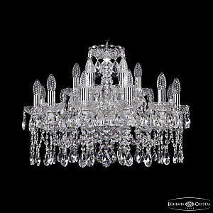 Подвесная люстра Bohemia Ivele Crystal 1413/12+6/220 Ni