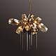 Подвесная люстра Delight Collection Britannica 8898P/AL gold/smoky