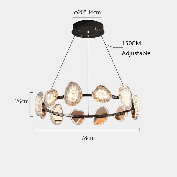 Подвесная люстра DeLight Collection MT9125-12H french gold