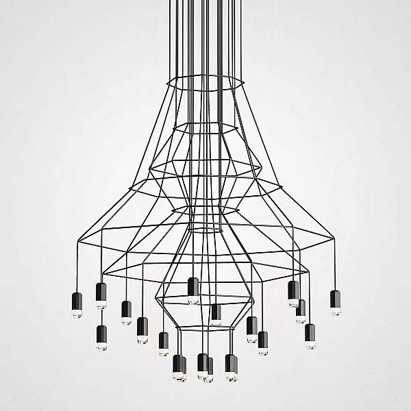 Подвесная люстра Imperium Loft Vibia Wireflow 75118-22