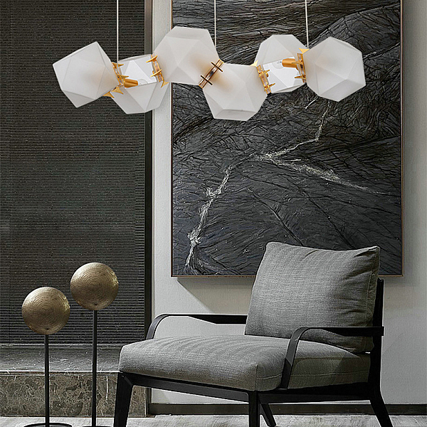 Подвесная люстра ImperiumLoft Gabriel Scott Welles Glass 123396-22