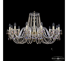 Подвесная люстра Bohemia Ivele Crystal 1402/12/360 G R801