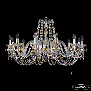 Подвесная люстра Bohemia Ivele Crystal 1402/12/360 G R801