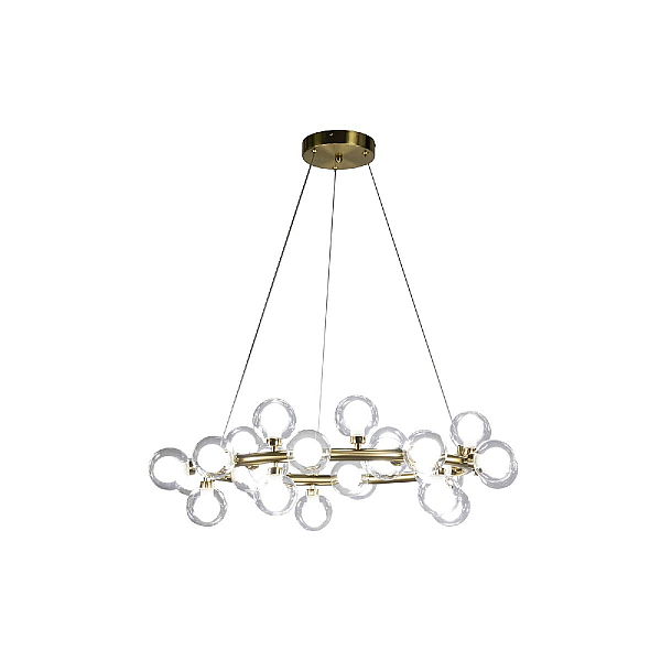 Подвесная люстра AM Group AM470 D500 POLISHED GOLD