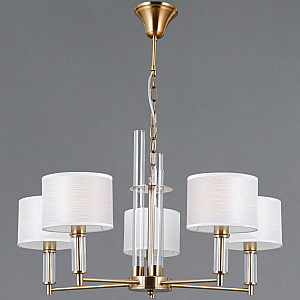 Подвесная люстра Illumico IL0755-5PSQ-25 BRASS GENOA