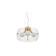 Подвесная люстра Lumina Deco Globo LDP 6018-400 PR+F.GD