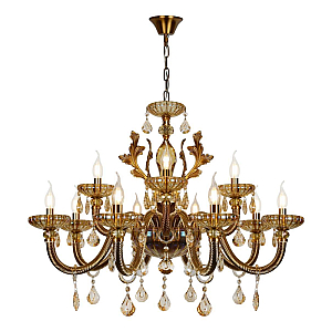 Подвесная люстра iLamp Asia 81069-8+4 BR