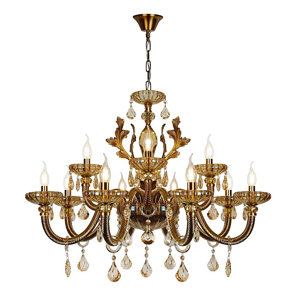 Подвесная люстра iLamp Asia 81069-8+4 BR
