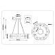 Подвесная светодиодная люстра Ambrella light High Light LH31024