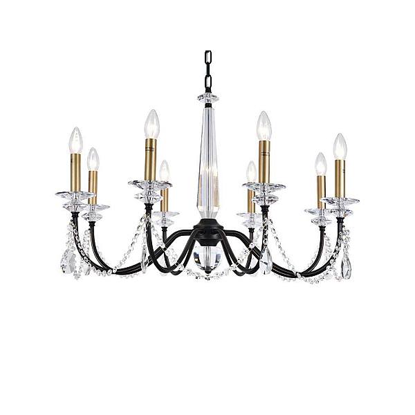 Подвесная люстра Newport 3978/C black+brass М0071829