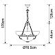 Подвесная люстра Arte Lamp Windsor White A3777LM-3-2AB