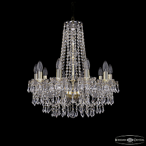 Подвесная люстра Bohemia Ivele Crystal 1403/10/195/h-60 G