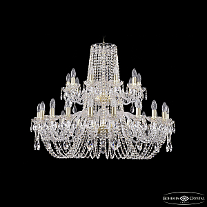 Подвесная люстра Bohemia Ivele Crystal 1402/20+10/360/2d G
