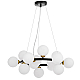 Подвесная люстра Lumina Deco Marsiada LDP 6033-15 BK+MD