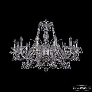 Подвесная люстра Bohemia Ivele Crystal 1411/12/300 Ni Balls