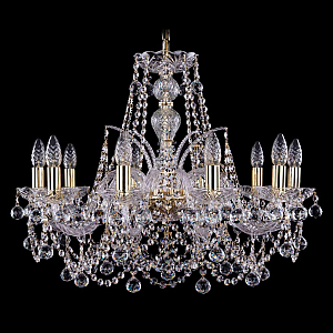 Подвесная люстра Bohemia Ivele Crystal 1411/10/240 G Balls