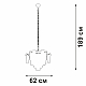 Подвесная люстра Vitaluce V58370-8/13