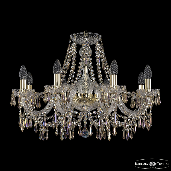 Подвесная люстра Bohemia Ivele Crystal 1403/8/240 G R801