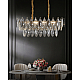 Подвесная люстра Delight Collection D8011P/L-800 gold/smoky