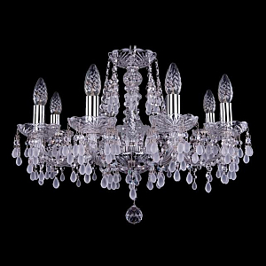 Подвесная люстра Bohemia Ivele Crystal 1410/8/195 Ni V0300