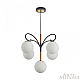 Подвесная люстра Arte Milano Neapol73808 273808/4+1 BK/GD