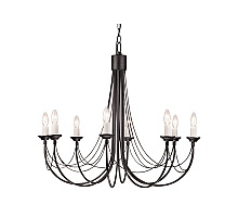 Подвесная люстра Elstead Lighting CB8-BLACK
