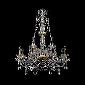 Подвесная люстра Bohemia Ivele Crystal 1411/8+4/240/XL-83 G