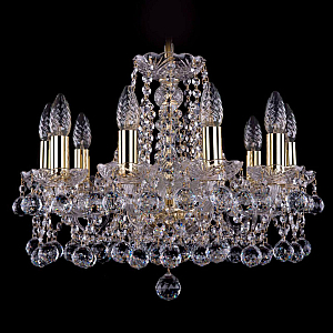 Подвесная люстра Bohemia Ivele Crystal 1413/10/165 G Balls