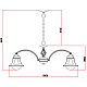 Подвесная люстра Arte Lamp A7022LM-7WG