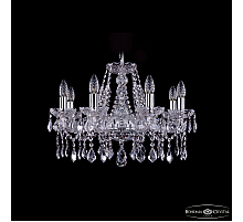 Подвесная люстра Bohemia Ivele Crystal 1413/8/200 Ni Leafs