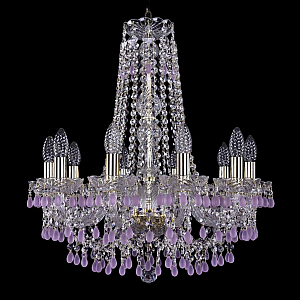 Подвесная люстра Bohemia Ivele Crystal 1410/10/195/h-60 G V7010