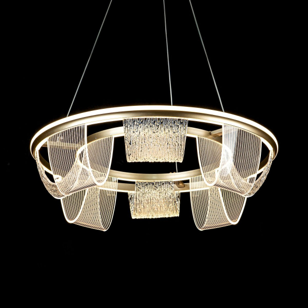 Подвесная люстра LED4U L7706-630 GD Подвесная люстра LED4U L7706-630 GD