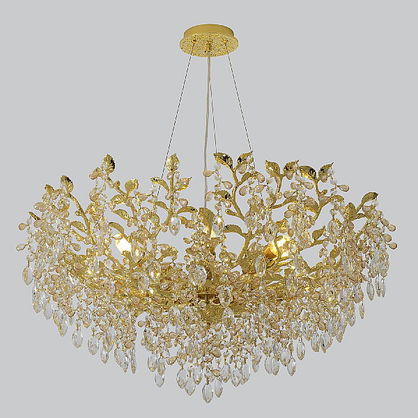 Подвесная люстра Crystal Lux Eden SP10 Gold